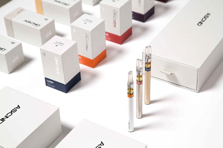 Kurvana ASCND High Potency Lunar OG Tangie Dream Candy Jack Gold 510 Battery Silver 510 battery White 510 Battery Ceramic Cartridge