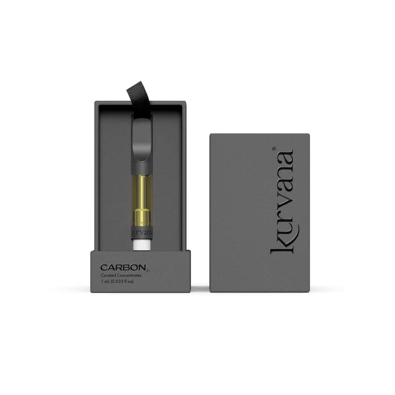An image of Kurvana's Carbon 21 collection Lemon Walker Diamonds cartridge.