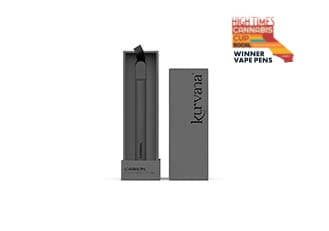 An image of Kurvana's Carbon 21 collection Chocolope Sauce All-In-One vape. Winner of the High Times Cannabis Cup Vape Pens.